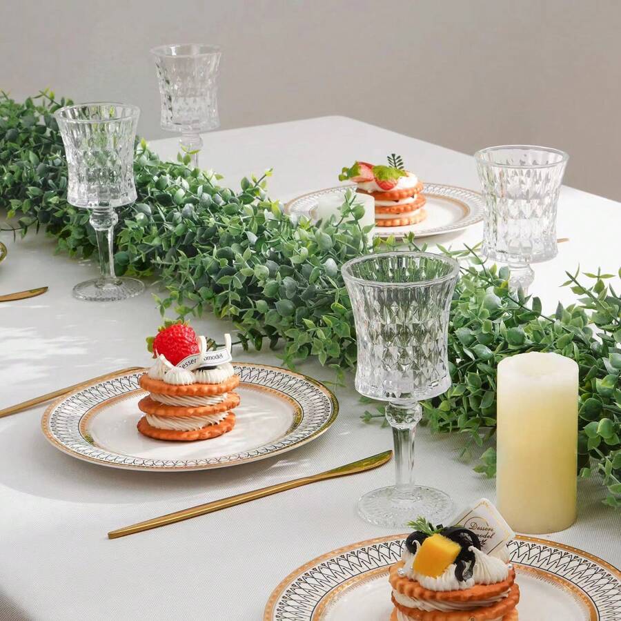 人造桉树藤蔓适用于 DIY 家居装饰、婚礼装饰、室内外场景、节日布置、假植物