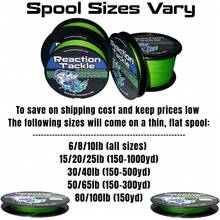 Línea de Pesca Trenzada Rendimiento de Potencia de Grado Profesional para Peces de Agua Salada o de Agua Dulce, Trenza de línea de Pesca de Colores para Mayor Visibilidad - 8X Verde - Ver 3