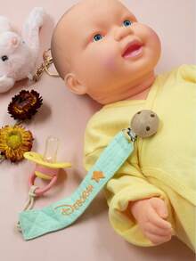 Custom Pacifier Clip With Embroidered Name,Personalized Pacifier Clip,Customized Pacifier Clips Baby Girl,Customizable Pacifier Chain,First Gift For Your Child,Diy Custom Name,Baby Essentials,Baby Girl Gifts,Baby Boy Gifts,Decoration,Multi-Purpose,Friend Gifts/Birthday Gifts,Boys,Girls,Kids - phong cách A - Xem 7