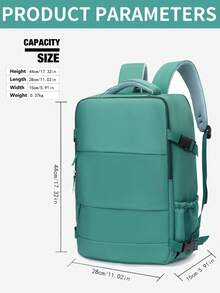 Women's Backpack, Women's Large Capacity Travel Backpack, Commuting And Class Backpack, Fashionable Computer Bag, Short Distance Business Travel Luggage Bag - Multicolor - View 6