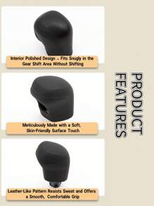 通用硅胶换档杆套 - 防滑设计，适用于卡罗拉、凯美瑞、C-HR、Avalon、Lelink、凌尚、Avalon 等车型，柔软触感表面提供舒适抓握，柔软触感握把，轻松免工具安装，保护换档杆免受磨损和污垢，提升汽车内饰风格和舒适度，自动档手柄手刹套