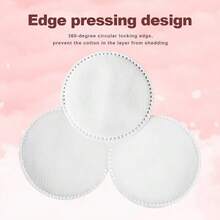 1PC Round Cotton Double-Sided Double-Effect Disposable Skin-Friendly Wet Make-Up Remover Cotton Pads, Available In 80 Pieces, 100 Pieces And 150 Pieces