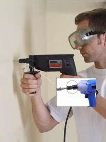 1件/2件/3件装电动扳手适配器，1/2圈电动扳手钻夹头转换头盖，带六角头和1/4扩孔钻头转换头，可牢固连接工具，是机械师、工程师和木匠的理想之选。工具转换适配器 | 纹理握把设计 | 坚固耐用 - 黑色 - 查看 5