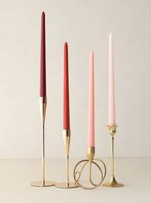 2 piezas de velas sin llama perfumadas de 10 pulgadas, portavelas de cera en forma de cono alto de color rosa, con tiempo de quemado de 8 horas, regalos de velas decorativas para el hogar en Navidad