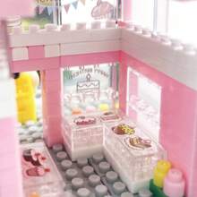 Blocuri de construcție cu ansamblu de microparticule Jucărie cu imitație de fructe Diy Cadou creativ Decorare cameră Cadouri de iarnă Blocuri de culoare Blocuri de culoare