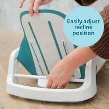 Sure Comfort - tina reclinable 4 en 1, tina ajustable todo en 1, para recién nacidos y niños pequeños, asiento de baño de bebé se ajusta a medida que el bebé crece, edades de 0 a 2 - 1 - Ver 5