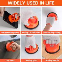 Car Dent Repair Tool Set With Large Suction Cup Designed To Pull Out The Depression In The Shape Of The Body