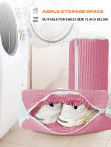 Plush Shoe Washing Bag For Laundry – Machine & Dryer Friendly Shoe Cleaner Bag – Perfect For Sneakers, Tennis Shoes & Trainers – Reusable, Durable & Protective – Top