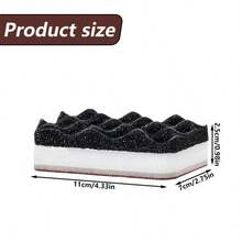 5/10 miếng bọt biển Nano-Sponge Magic Eraser Emery Rust Removal Cleaning Sponge Brush Kitchen POTS And Pan Rust Removal Emery Cleaning Rub - Nhiều màu - Xem 7