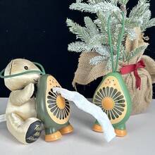 1 pieza Ventilador mini portátil de mano con ajuste de 2 velocidades, con diseño de aguacate, recargable por USB, ideal para exteriores, hogar, oficina y dormitorio, color verde - Verde oscuro - Ver 9