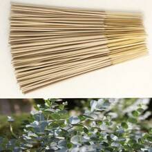 30/100pcs/Pack Incense Sticks - Eucalyptus, Lavender, Sandalwood, Jasmine, Sage, Rose, Milk, Dragon's Blood - Natural Wooden Bamboo Sticks, Suitable For Aromatherapy, Yoga, Meditation, Home And Office Fragrance