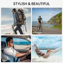 ¡Recomendado4 clips polarizados para anteojos inteligentes   Wayfarer, compatible con   Wayfarer estándar (talla M) protege tus ojos, fresco y moderno (plata, azul, amarillo,¡Top de Temporada - 1 - Ver 6