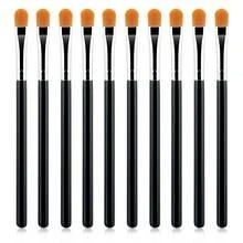 6/10支装超扁平圆形遮瑕刷，扁平化妆刷，眉刷，扁平唇部遮瑕刷，合成纤维化妆眉部轮廓粉底遮瑕晕染抛光多功能化妆套装，粉底刷，遮瑕刷，腮红刷，轮廓刷，腮红刷，修容刷，散粉刷，粉底刷，腮红刷，赠品 - 彩色 - 查看 16