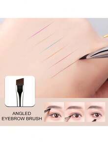 1/3 pezzi Pennello per sopracciglia, Pennello per ciglie, Doppia testina, Pennello professionale per sopracciglia angolato doppio e pettine per ciglie, Pennello per eyeliner, Bacchette per mascara, Accessori per il trucco per estensioni di ciglie e sopracciglia, Strumenti per il trucco per un facile trasporto, Trucco, Economico, Decorazione della stanza, Toeletta, Viaggio, Camera da letto, Accessori per il trucco