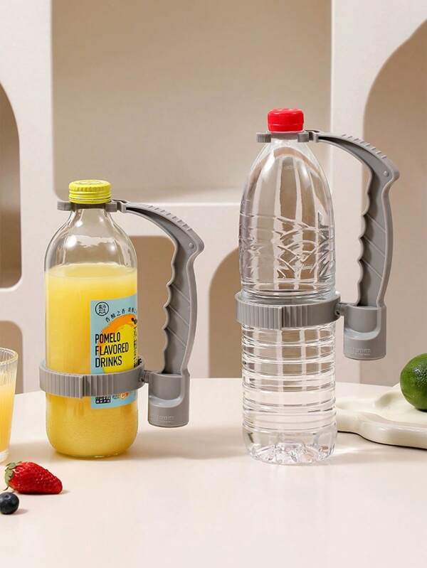 1 pezzo Supporto regolabile per bottiglia di bevande, Portabottiglie multifunzionale per dispenser di bevande con coperchio, Forniture per feste di Ognissanti e Natale