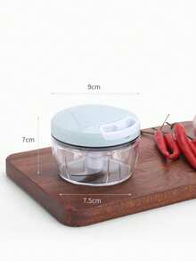 1 件装手动压蒜器、蒜泥器、蒜压碎器、蒜切碎器、蒜研磨器，适合家用 - 彩色 - 查看 5