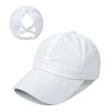 1pc Quick Drying Ponytail Baseball Cap, Sun Protection Cap, Women's Sports Cap, Camping Cap, Hiking Cap - Multicolor - View 13