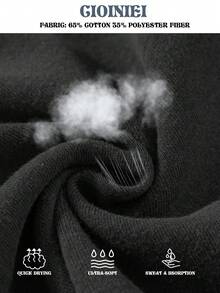 Blueplus Solid Color Casual Shorts With Drawstring Waist And Comfortable Fit For Both Sports And Leisure Wear - màu đen - Xem 5