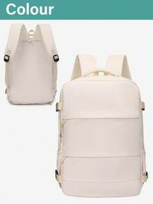 Women's Backpack, Women's Large Capacity Travel Backpack, Commuting And Class Backpack, Fashionable Computer Bag, Short Distance Business Travel Luggage Bag - Multicolor - View 8