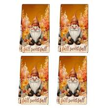 2/4 pièces Serviettes décoratives d'Halloween - Très absorbantes, en microfibre, lavables en machine, conviennent pour la décoration de fête, la cuisine, la cuisson, les cadeaux de pendaison de crémaillère et le nettoyage. Adaptées pour la cuisine, la salle de bain et les toilettes