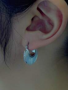 2 件几何滴油简约别致铜多色耳环，适合女士，适合宴会、聚会、约会、搭配日常服装 - B11552 - 查看 9