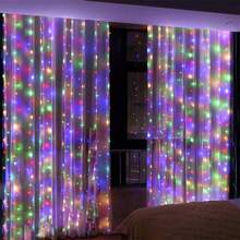 2m USB Curtain String Lights, 8 Modes LED Lights For Christmas, Wedding, Bedroom, Birthday Party, Indoor Window Decor, Holiday Atmosphere Lighting Home Decor Christmas Decorations Room Decor Winter Christmas Decorations Home Christmas Gifts Christmas Decor