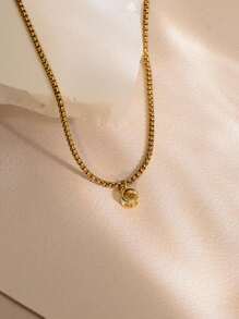 定制盒式链投影项链，定制彩色照片投影项链，不锈钢照片投影锁骨链（女士款），纪念照片项链，情人节定制礼物，送给女朋友、闺蜜、伴娘的礼物 - 投影項鍊2 - 查看 7