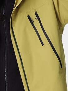 CAMEL CROWN Women's Outdoor Jacket, Autumn And Winter Three-In-One Windproof And Waterproof Climbing Jacket - Fallen Leaves Yellow - View 2