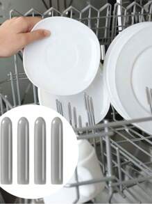 50/100/200 Pieces Grey Protective Cover Dishwasher Protective Cover End Piece Protective Cover Dishwasher End Piece PVC Anti-Scratch Hand Protection