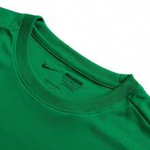 Nike Camiseta de manga corta, cuello redondo, corte holgado, diseño en blanco, ropa de entrenamiento profesional para hombres HF0524