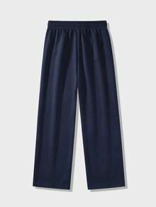 3pcs Black + Dark Grey + Light Grey Fashion Casual Sports Drawstring Waist Straight Leg Pants, Men's Regular Fit Sweatpants, Joggers, Gift For Men