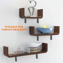 1/4件装重型金属L型角撑，防锈耐用，适用于木制家具、货架和橱柜，装饰性木制角撑 - 彩色 - 查看 4