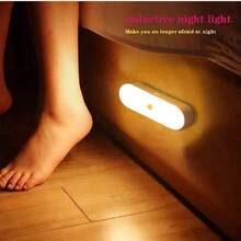 2 个运动传感器灯，自动夜间照明，无需开灯，适用于卧室、走廊、衣柜和其他室内区域