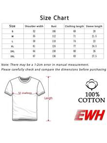 EWH Hip Hop High Street Day Comics Characters Creative Printed Summer Short Sleeve T-Shirt Men Men Oversize Couple DG004 - 紫羅蘭色 - 查看 6