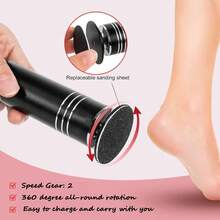 FollowBreak Rechargeable Electric Foot File, Cordless Foot Callus Remover, Multi-Function Personal Foot Grinder, Suitable For Men And Women To Remove Thick Hard Dead Skin, Calluses, Corns On Heels - Multicolor - View 6