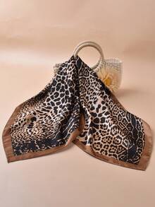 1 Stück Leoparden-Muster Modeschal Bandana, Bohemien Stil Stirnband/Haarband für Frauen, ideal um Ihr Aussehen für Kleid, Strand, Urlaub zu verbessern - Verschiedenfarbig - Übersicht 8
