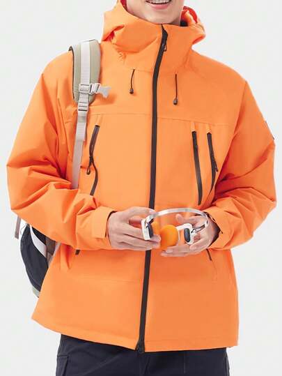 CAMEL CROWN Women's Outdoor Jacket, Autumn And Winter Three-In-One Windproof And Waterproof Climbing Jacket