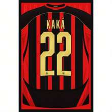 1幅无框帆布墙画 - 30.0厘米 x 40.01厘米，现代运动装饰画，印有标志性球员姓名和22号，黑/红/金配色方案，适合办公室、宿舍等场所。 - 送给体育迷和收藏家的完美礼物，足球主题装饰，办公室装饰，动感墙画，可直接悬挂。 - 彩色 - 查看 9