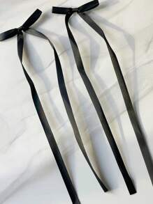 2 buc Accesorii de păr pentru femei, Agrafe de păr minimaliste la modă, Agrafe elegante cu panglică în stil balet, Agrafe dulci și drăguțe pentru uz zilnic, Extra lungi, Agrafe cu gheare, Gheare de păr, Agrafă de păr, Agrafă de păr tip aligator