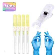 穿刺导管针 14G 16G 18G 20G 22G 24G 耳鼻穿刺工具 空心唇舌肚脐软骨穿刺套装 穿刺用品 - 銀色 - 查看 9