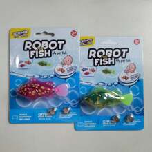 2 Pcs/4 Pcs Electronic Pet Fish, Interactive Robot Electric Fish Toys, Baby Bath Toys,Waterproof LED Light Electronic Fish, Speeding Up And Slowing Down Sway In Water, Twist Tail In A Lifelike Manner,Education, Halloween, Christmas, And Thanksgiving Gifts, Easter Gifts