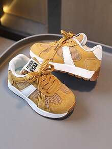 1 双全新婴儿/幼儿运动鞋，软底婴儿运动鞋，春/秋 - 黃色 - 查看 4