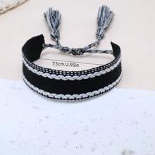 1pc Handmade Vintage Minimalist Boho Style Woven Bracelet, Suitable As Gift For Family, Friends, Students, Festivals, Parties, Travels