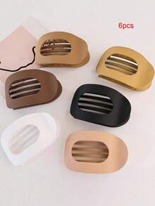 Bộ 6/3 kẹp tóc cá sấu đơn giản, thời trang dành cho nữ, kẹp tóc hàng ngày, phụ kiện tóc thanh lịch đa năng, quà tặng Ngày của Mẹ, quà tặng tựu trường, Lễ Tạ ơn, Giáng sinh, quà tặng ngày lễ, kẹp càng cua, kẹp tóc, kẹp tóc cài, kẹp tóc hình cá sấu, phụ kiện đội đầu - Nhiều màu - Xem 3
