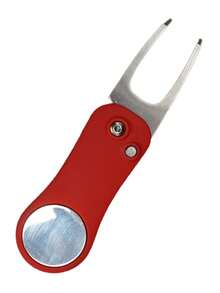 Golf Divot Repair Tool With Magnetic Ball Marker, Metal And Foldable Design - Multicolor - View 36