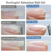 5.29 Ounces Of Nail Extension Gel French Acrylic Gel Immersion UV LED Nude Pink - Perfect For French Nail Art, Hard Gel Formula, Long-Lasting, Nourishing Ingredients, Nail Art Accessory