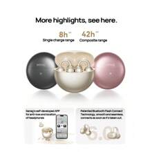 sanag S6S Waterproof Sports Earphones IPX Sweat And Splash Proof Dynamic Noise Reduction Clear Calls Magnetic Convenient Storage Long-Lasting Battery Life No Need To Drop During Fitness And Running Endless Black