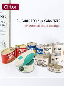 CLITON Rechargeable Electric Can Opener - USB-C Charging, Smooth Edge Design, Material, Perfect Gift For Mom/Grandma (Christmas/Birthday/Housewarming)