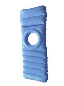 1 pieza Colchoneta de aire inflable, cama flotante para mujeres embarazadas, esterilla de yoga para playa/piscina exterior, de verano