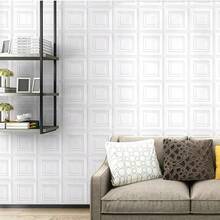 24pcs PVC Wall Panels, White Wallpanels Ceiling Tiles 20 X 20 Drop Ceiling Tiles, Hanging Decorative Tiles, High Grade PVC Wall Panels, Fire Rated, Light Weight, Prevent Breakage, 19.69*19.69inch - White - View 8